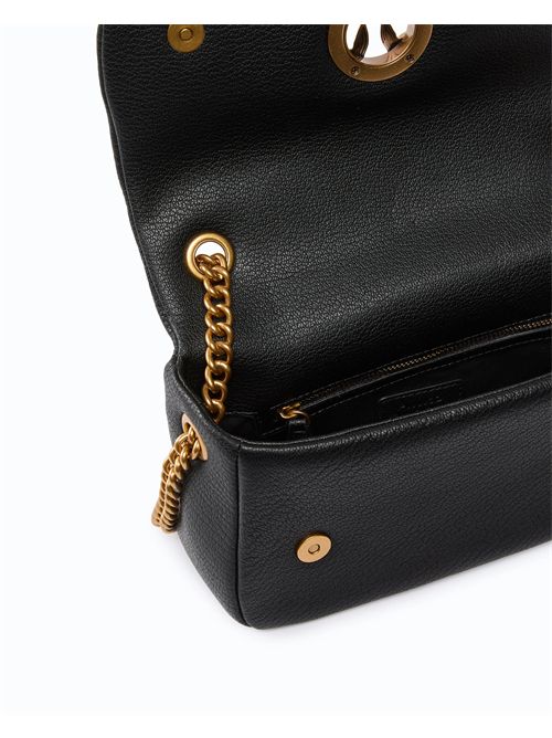 Borsa a tracolla Mini Love Bag Click Soft Horizontal in pelle fiore PINKO | 107038A3CX/Z99Q